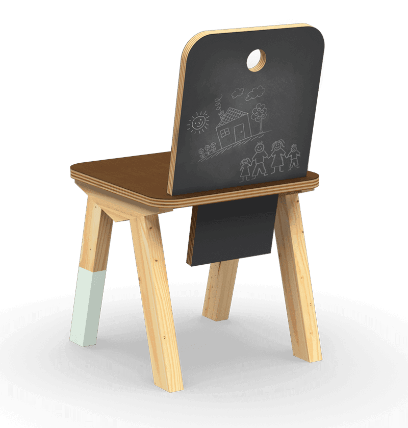 Cadeira Giz - Verde Claro - Veromobili | Móveis e Decoração